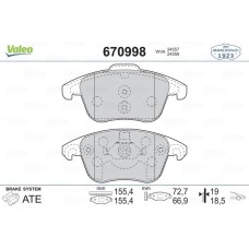 ÖN BALATA C4 PICASSO 06 11 P5008 1.6 16V-2.0 16V-2.0 HDI 08 12 P3008 12 DS4 11 D