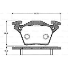 FREN BALATASI ARKA MERCEDES VITO W638 96 03