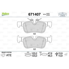 FREN BALATASI ARKA BMW F40 F44 F45 F46 F48 F49 F39 . MINI F54 F60