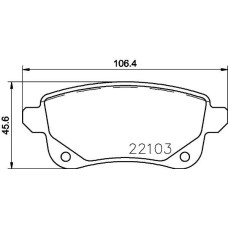 ARKA DİSK FREN BALATASI RENAULT GRAND SCENIC III 09 16 SCENIC III 09 16 SCENIC I