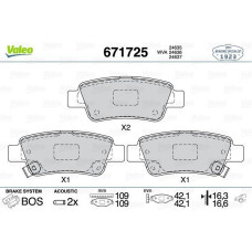ARKA FREN BALATA HONDA CR-V 2.2L N22A CTDi dizel RE6 06- / CR-V 2.0L R20 benzinl