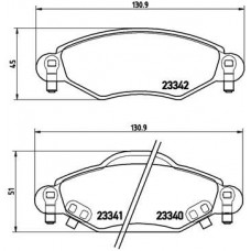 ÖN BALATA YARIS 1.0 1.3 1.4 D4D 1.5 VVTI TS