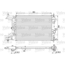 SU RADYATÖRÜ ASTRA J 2010 2020 MANUEL 580x398x26 1.4-1.6 A14NEL-NET-B14NEL-NET-D