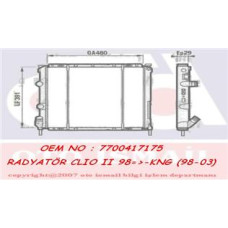 RADYATÖR CLIO II 98 KNG 98-03 AC MEK 480x390x34