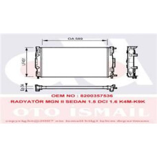MOTOR SU RADYATÖRÜ RENAULT MEGANE II 02> SCENIC 03> 1.5-1.9DCİ/1.4-1.6-2.0 16V A