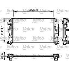 MOTOR SU RADYATORU MERCEDES SPRINTER B906 . VW CRAFTER 30-35-50 680X416X23