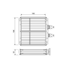 KALORIFER RADYATORU MERCEDES W204 W212 C218 R231 C190 R197