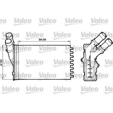 KALORİFER RADYATÖRÜ BERLINGO-PARTNER 96 XANTIA 95-98 XSARA 99-05 306 93-01 234x1