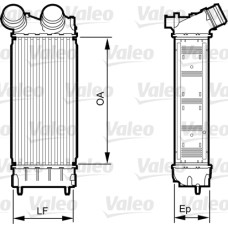 INTERCOOLER BRAZİNG INTERCOOLER A/M 300X145X76 308-3008-5008 1.2-1.6HDI-PARTNER-