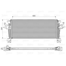 TURBO RADYATÖRÜ INTERCOOLER ASTRA J-CRUZE-ZAFIRA C 1.4 NET-NEL 1.6-1.8 XER-LET-D