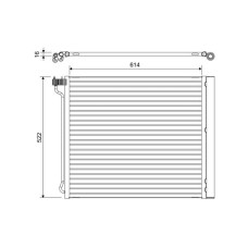 KLIMA RADYATORU BMW S63 N63 E70 E71 F15 F16 G05 G06