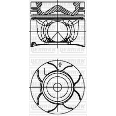PISTON SEGMAN Q86.5MM 050 -MITSUBISHI-MITSUBISHI-4N15 Euro6-L200 154 PS