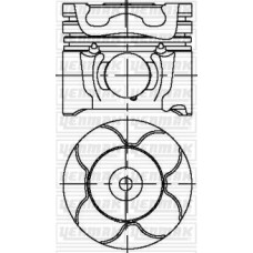 PİSTON SEGMAN FOCUS/C-MAX/PARTNER 2/BERLİNGO/C4/C5/308 1.6 TDCİ/ HDİ 90-110 PS D