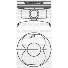 PISTON SEGMAN 0.50 COROLLA 1.6 KRB 4AF 88-93