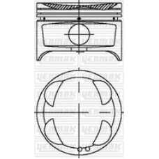 PİSTON SEGMAN STD TOYOTA COROLLA 1.6L 4A-FE AE101 AE111 92-00 çap 81.00 mm / ölç